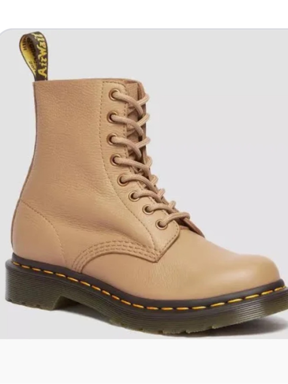 Dr Martens 1460 pascal Virginia leather Savannah tan 9